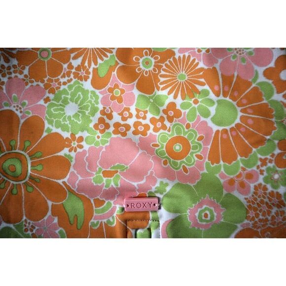 Roxy ERGWR03354 Girl's Sz 12/L Orange Last in Paradise L/S One Piece Swimsuit - Picture 8 of 10